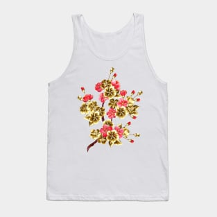 Sakura Jewelry Branch on Scenic Background Tank Top